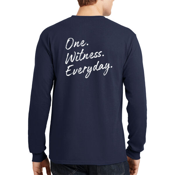 One Witness - DryBlend ® 50 Cotton/50 Poly Long Sleeve T Shirt Thumbnail