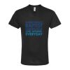 Unisex Poly-Rich V-Neck T-Shirt Thumbnail